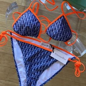 Christian Dior print Bikini